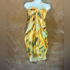 empire waist dresse Blue Toile Empire Waist Dress